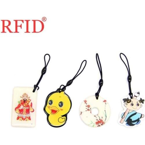 ID 125khz EM4305 EM4205 Replicable Writable Keyfob RFID Card Dropping Glue Keychain Token Tag Access Control Multiple Choices 1