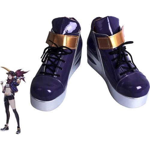 LOL KDA Akali Cosplay Shoes K/DA Akali Shoes For Women Cosplay Shoes