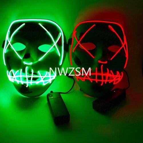 Movie Theme Mask the Purge Horrible bloody skull haunted house ten thousand pairs of festival luminous mask dress up