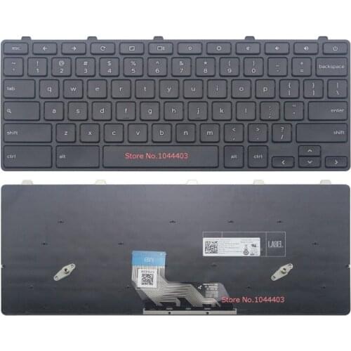 Original New For Dell Chromebook 11 3180 3189 Laptop Keyboard US Without Frame 05XVF4 0HNXPM