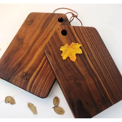 Black walnut natural solid wood chopping board