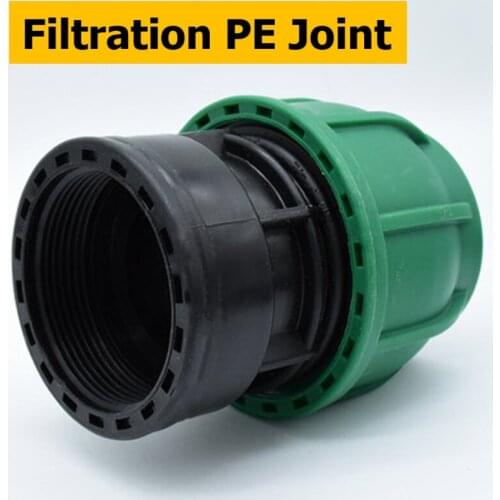25mm - 75mm Agricultural Filtration Joint 2Pcs / Garden Tools Irrigation Filter Mesh Screen Stack Laminate T Type Y Type