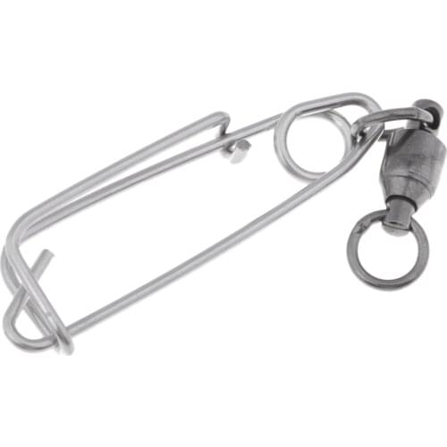 Ball Bearing Swivel Fast-Lock Snap Fishing Connector Fast Swivel Fishing Tackle Trolling Rigging