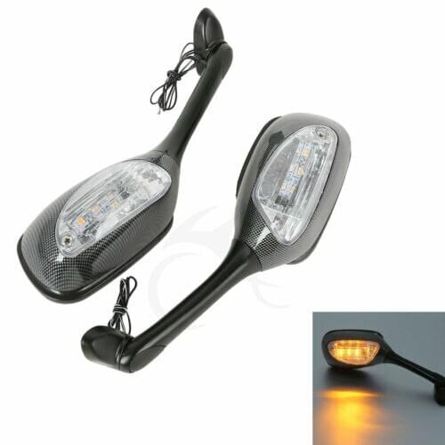 Motorcycle Rearview Mirrors Turn Signal For Suzuki GSXR600 GSXR750 2006-2015 GSXR1000 05-15