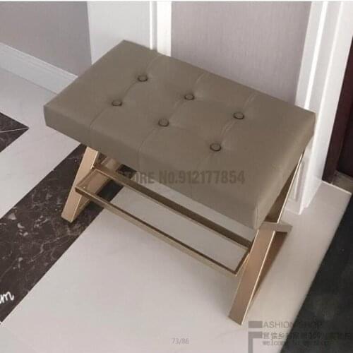 Nordic Creative Shoe Changing Stool Door Clothing Store Sofa Stool Bed End Stool Shoe Test Stool Fabric Sofa Bench