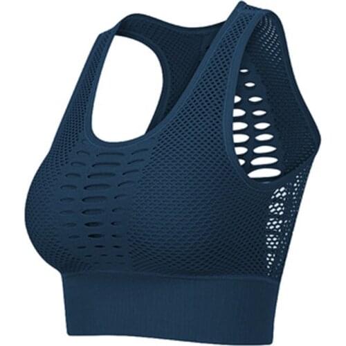 Sports Top Vest Beauty Back Sports Bra Top Shock-Proof Gathering High-Intensity Sport Bh Yoga Underwear Fitness Bra