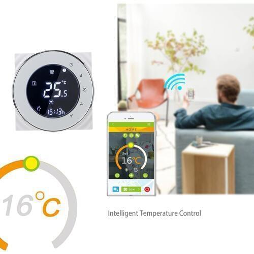 Thermostat Wifi/No Wifi/Modbus Water Heating Thermostat LCD Touch Screen Home /Hotel Winter Digital ABS Programmable Thermostat