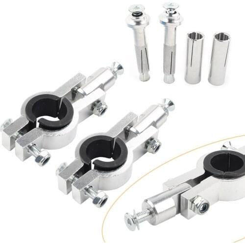 Universal CNC Aluminum Motorcycle Handlebar Hand Guard Bracket 22mm/28mm Mounting Accessories Full Set