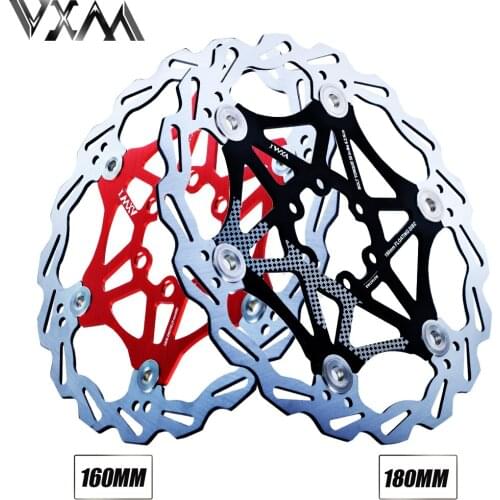 VXM Bicycle MTB DH Brake Float Floating Disc Rotors r 160mm/180mm for MTB Hydraulic Dics brake Pad Bicycle Parts