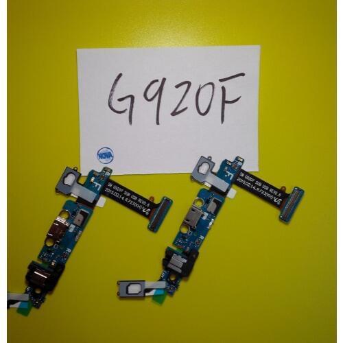 Wyieno 5Pcs/Lot G920f USB Dock Connector Phone Parts For Galaxy S6 G920f Charger Port Flex Cable + tracking