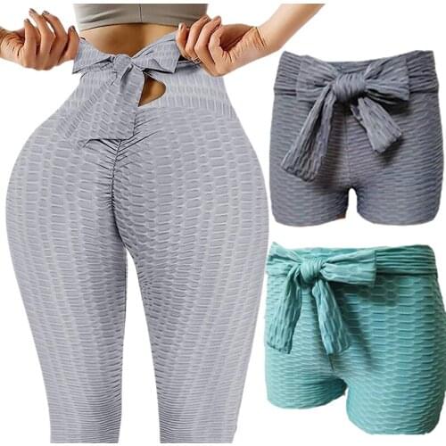 Women Seamless Yoga Pants Push Up Leggings Fitness Gym Sport Running Bottom Yoga High Waist Energy Workout Short Leggings