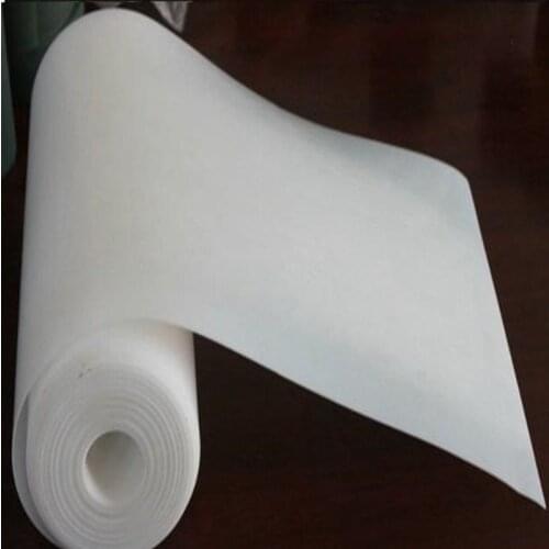 1PC White PTFE Film High Strength Temperature PTFE Sheet Thickness 0.3*250*500MM PTFE Sheets
