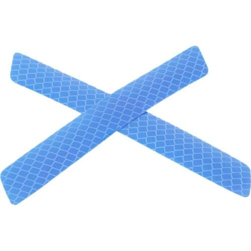 2pcs Car Motorcycle Water-resistant Decorative Reflective Strip Car Safety Supplies Outdoor Car Wheel Reflective Warning Sticker