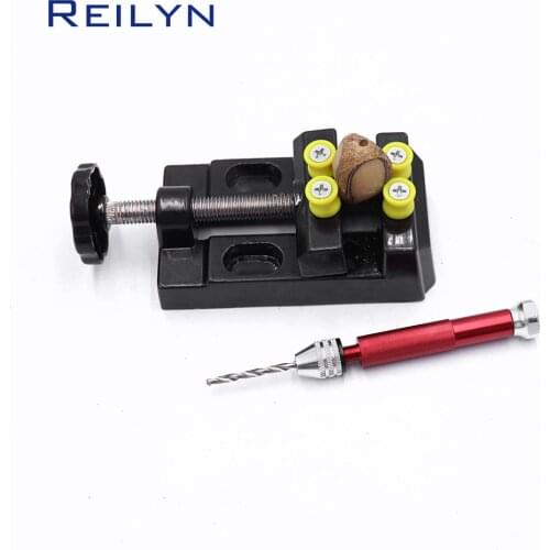 Freeshipping Table Plier Clamp Carving Bed Table Vise Carving Clamping Tools Mini Bench Clamp Mini Flat Plier Bench Plier