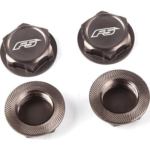 CNC Metal Wheel Nut Adapter Screw for 1/5 RC on Road Car Rovan F5 MCD XS-5 RR5