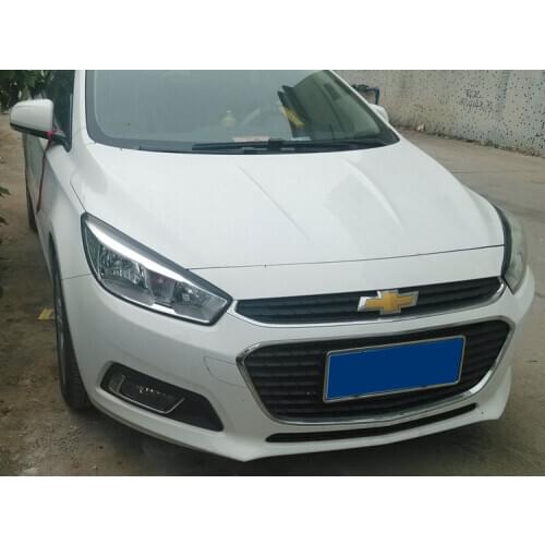 For Chevrolet Cruze 2015 Modification Carbon Fiber Lamp Eyebrow Accessories 2Pcs