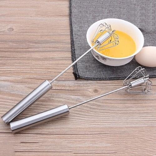 Brief Foamer Rotate Hand Whisk Mixer Egg Beater Milk Cream Blender