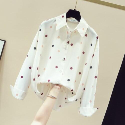 Блузки в горошек Litmage China At AliExpress