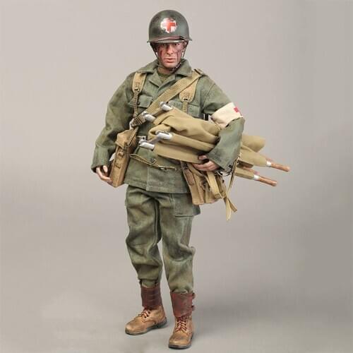 DID A80126 1/6 WWII US 77th Infantry Division Medical Soldier Dixon 12-inch action figure toy collection