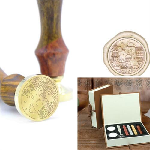 New Street view stamp sealing custom wax seal wedding invitation tuyere vintage seal letter collection B35