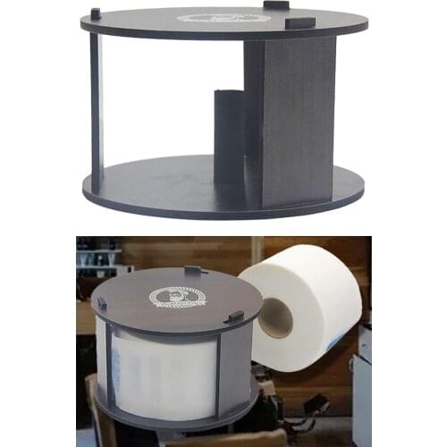 Barber Wooden Disposable Neck Paper Dispenser Neck Strip/Paper/Tissue/Collar/Tape/Ruffle Roll Container