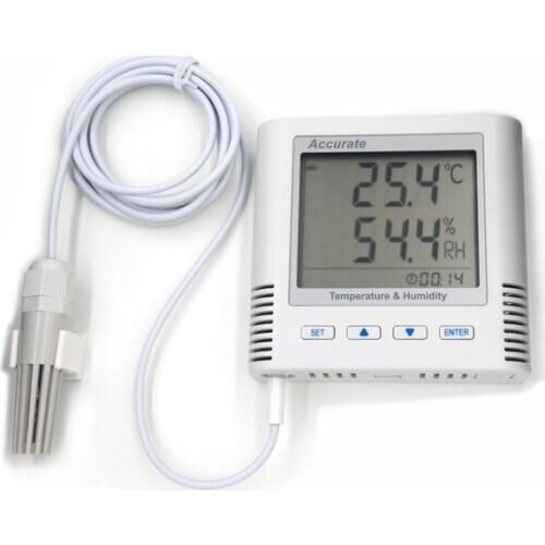 Temperature and Humidity Recorder Data Collector Automatic Industry With Printing Cold Chain Transportation