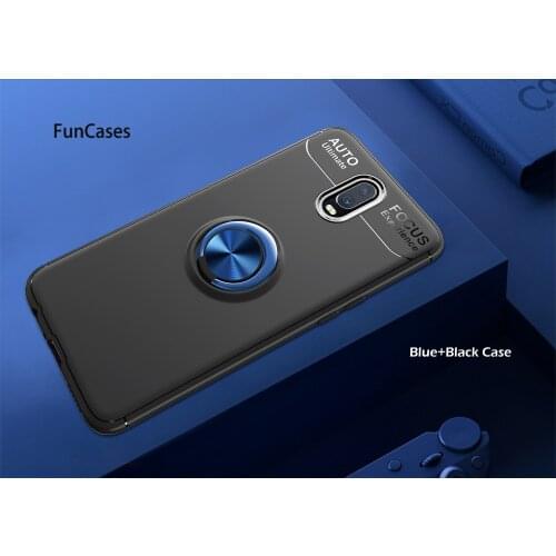 Rotate Freely Bracket Mobile Bag Case For accesorios OnePlus 7 Metallic sFor OnePlus telefoon 1+7 Coques Soft TPU Cover Back