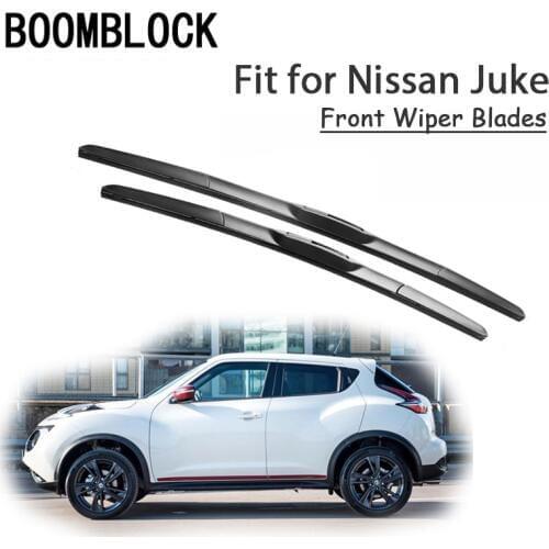 BOOMBLOCK 2PCS High Quality Front Windshield Wiper Blades For 2010-2017 Nissan Juke Accessories