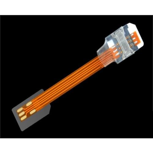 Standard sim to Normal SIM card extension flat fpc cable Reader opener SIM card