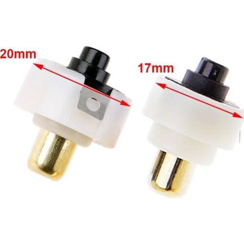 Diameter 20mm 17mm C8 501B Q5 T6 U2 L2 LED Flashlight Push Button Switch ON OFF Electric Torch Tail Click Clicky Switch