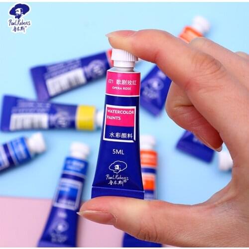 Official Paul Rubens 1 Pcs 5ml Watercolor Tubes Opera Series Fluorescent Colors Art Supplier For Students And Amateur