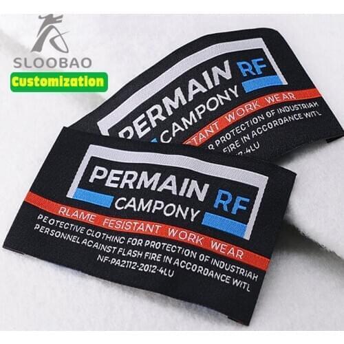Custom woven label woven label bids / cloth / clothing trademarks @ garment accessories manufacturers custom tag