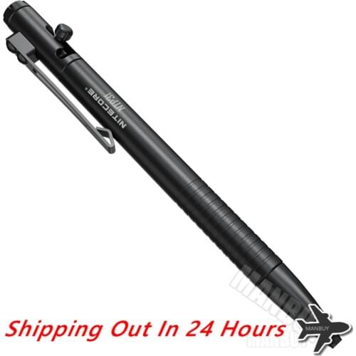 100% Original NITECORE NTP31 Multifunctional Bolt Action Tactical Pen Accessories Tungsten-steel Glass Breaker Tip Ballpoint Pen