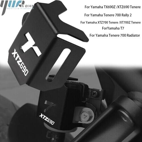 For Yamaha TX690Z XTZ690 Z Tenere XTZ 690 2019 2020 2021 Motorcycle Aluminum Rear Brake Fluid Reservoir Guard Cover Protector
