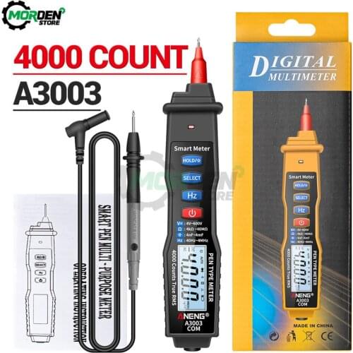 A3003 Digital Multimeter Pen Type Meter 4000 Counts with Non Contact AC/DC Voltage Resistance Capacitance Hz Tester Dropship