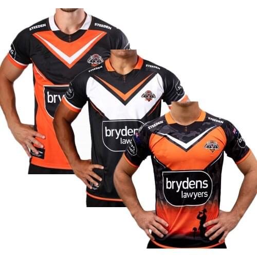 Rugby jersey 2021 wests Tigers home away indigenous Rugby Jerseys shirt