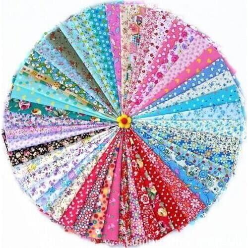 Sew Cotton Fabric Patchwork For Sewing Scrapbooking Fat Quarters Tissu Floral Quilt Pattern Needlework Scraps 30x20cm