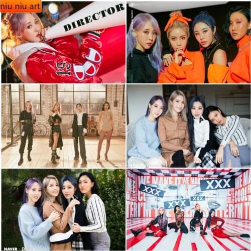 K-POP MAMAMOO Album Diamond Painting Diamond Inlaid Diamond Mosaic Diamond Embroidery Cross Stitch Kits Home Decoration