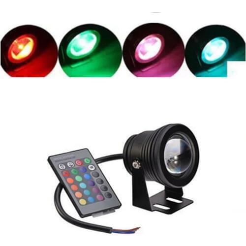 12V 24V Marine Boat Yacht Fishing Lamp RGB LED Swimming Pool Light Pond Lamp with Remote Control IP65