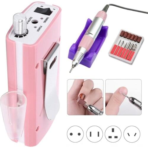 35000RPM Rechargeable Nail Drill Machine Portable Manicure Drill Machine Professional Nail Drill Nail Gel Polish Remover Machine