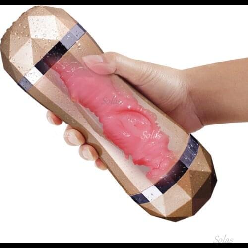 Male Masturbation Cup Sucking Masturbation Device Sex Toy Realistic Pussy Semi Sex Doll Vibration Force Oral Sex Adult Products