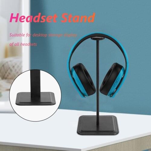 Headphone Stand M2 Desktop Gaming Headphones Headset Holder Headphone Bracket Metal Base Desk for All Over-Ear On-Ear Headphones