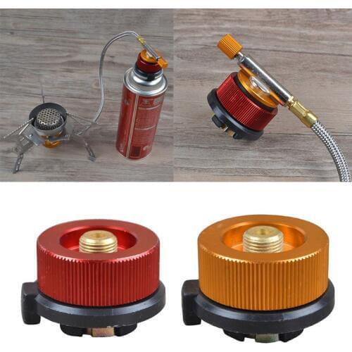Camping Stove Adaptor Conversion Outdoor Valve Connectors Gas Adapter