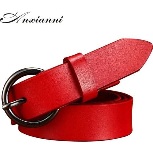 Luxury High Quality Belts For Women Fashion Wide Stripes Ceinture Genuine Leather Belt ladies cowhide simple wild tide jeans