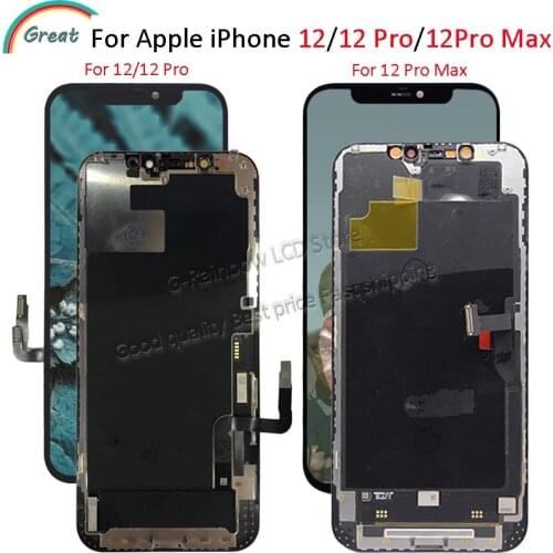 6.1'' For iPhone 12 Pro LCD A2407 Display Touch Screen Digitizer Assembly with tools for iPhone 12 LCD A2403 A2172 Display