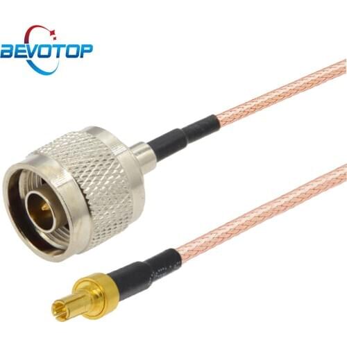 1PCS Gold Plated Straight CRC9 Male to N Male Plug RG316 RF Coaxial Pigtail Cable Huawei 3G Modem Extension Cable Coax Jumper
