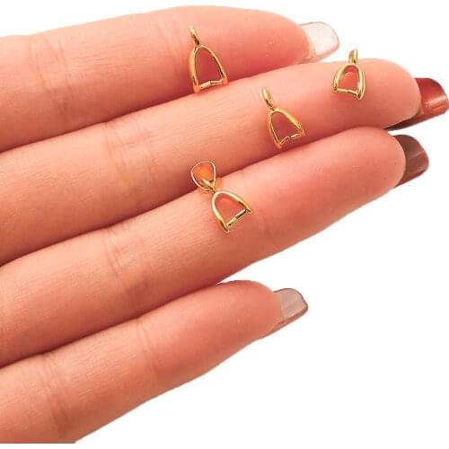 2pcs Melon Seed Button Clasps 6/8/10mm Beads Charms Pendant Connector Accessories for Jewelry Making Finding Components DIY