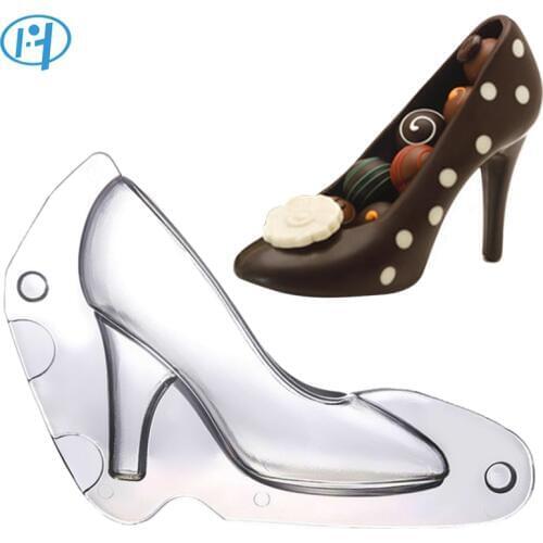 3D Chocolate Mold High Heel Shoes Swan Candy Sugar Paste Molds Cake Decorating Tools for Home Baking sugar craft Wedding Cake