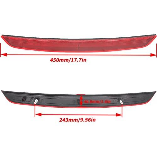 CAR LED Third Brake Light For Audi MK2 TT 2006-2014 error-free 12V Barke Stop Light 8J0945097