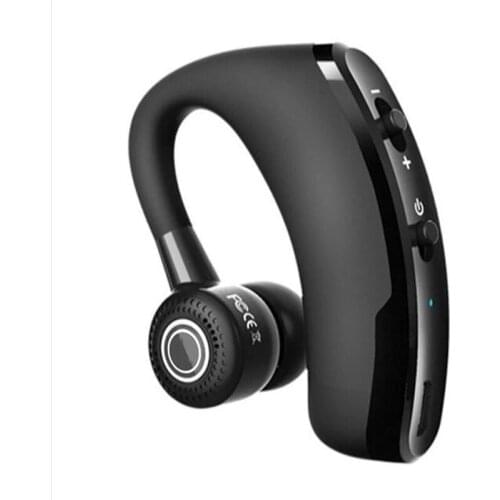 V9 Business Wireless Bluetooth 5.0 Headset Earloop With Mic Headphone Car TWS Bluetooth Sports Earphone For All Smart Phones